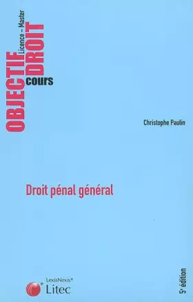 Couverture du produit · Droit pénal général (ancienne édition)