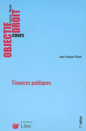 Couverture du produit · Finances publiques : Licence - Master (ancienne édition)