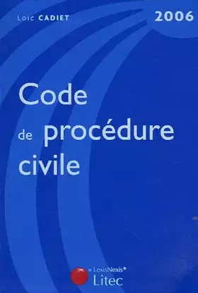 Couverture du produit · Code de procédure civile (ancienne édition)