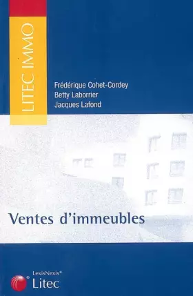 Couverture du produit · Ventes d'immeubles (ancienne édition)