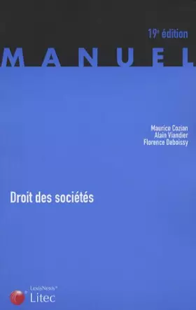 Couverture du produit · Droit des sociétés (ancienne édition)