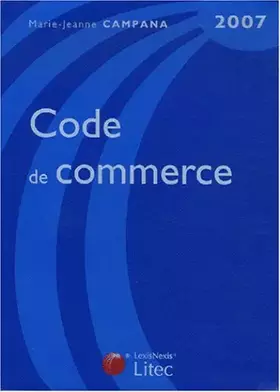 Couverture du produit · Code de commerce (ancienne édition)