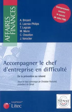 Couverture du produit · Accompagner le chef d'entreprise en difficulté