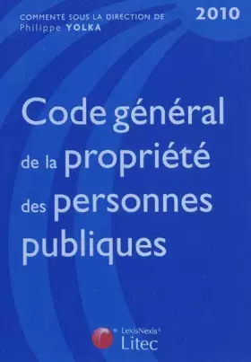 Couverture du produit · Code général de la propriété des personnes publiques