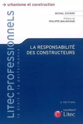 Couverture du produit · La responsabilité des constructeurs