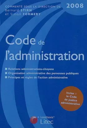 Couverture du produit · Code de l'administration (ancienne édition)