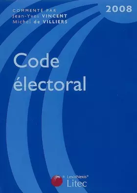 Couverture du produit · Code électoral 2008