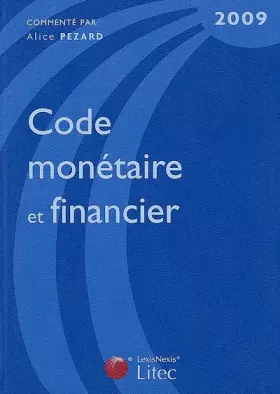 Couverture du produit · Code monétaire et financier (ancienne édition)