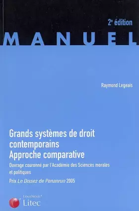 Couverture du produit · Grands systèmes de droit contemporain