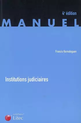 Couverture du produit · Institutions judiciaires