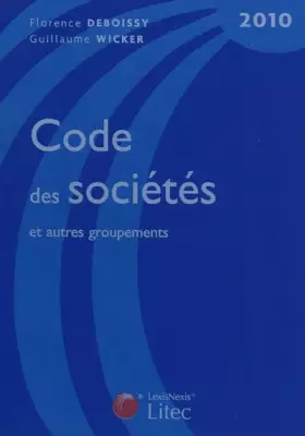 Couverture du produit · Code des sociétés et autres groupements (ancienne édition)