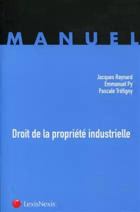 Couverture du produit · Droit de la propriété industrielle