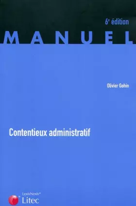 Couverture du produit · Contentieux administratif
