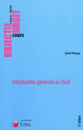 Couverture du produit · Introduction générale au droit
