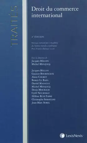 Couverture du produit · Droit du commerce international
