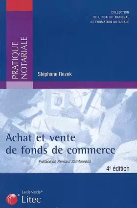 Couverture du produit · Achat et vente de fonds de commerce