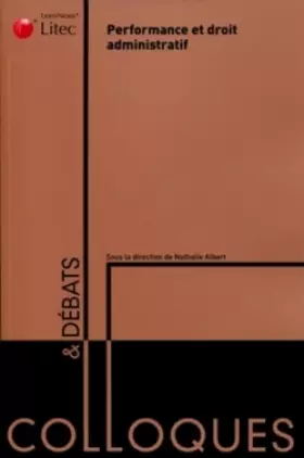 Couverture du produit · Performance et droit administratif