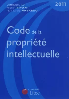 Couverture du produit · Code de la propriété intellectuelle 2011