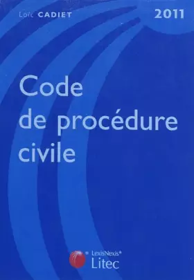 Couverture du produit · Code de procédure civile 2011