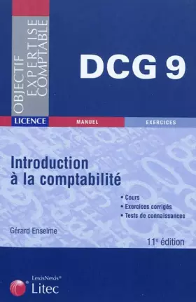 Couverture du produit · Introduction à la comptabilité DCG 9
