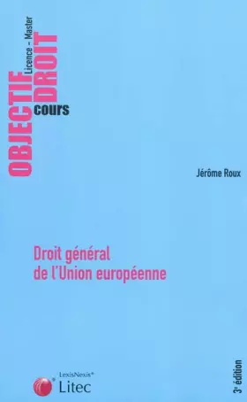 Couverture du produit · Droit général de l'Union européenne