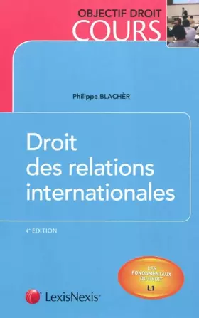 Couverture du produit · Droit des relations internationales