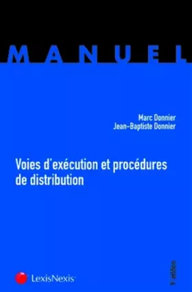 Couverture du produit · Voies d'exécution et procédures de distribution