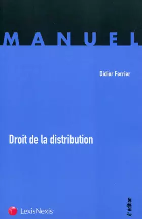 Couverture du produit · Droit de la distribution