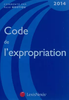 Couverture du produit · Code de l'expropriation 2014