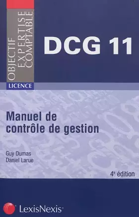 Couverture du produit · Manuel de contrôle de gestion