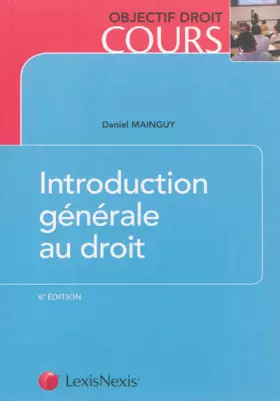 Couverture du produit · Introduction générale au droit