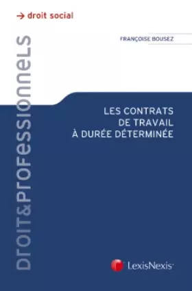 Couverture du produit · Les contrats de travail à durée déterminée