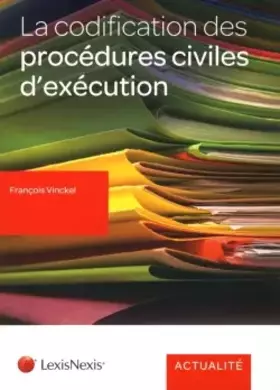 Couverture du produit · la codification des procedures civiles d execution
