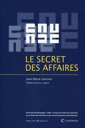 Couverture du produit · Le secret des affaires, Volume 41