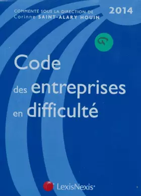 Couverture du produit · Code des entreprises en difficulté 2014