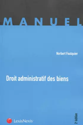 Couverture du produit · Droit administratif des biens