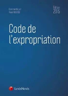 Couverture du produit · Code de l'expropriation, 2015