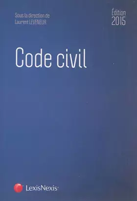 Couverture du produit · Code Civil 2015