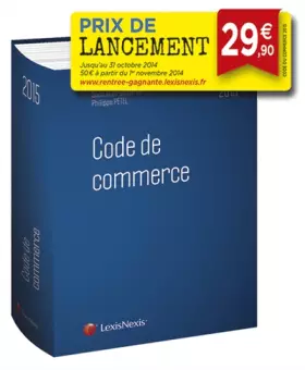 Couverture du produit · Code de commerce 2015