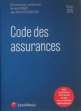 Couverture du produit · Code des assurances