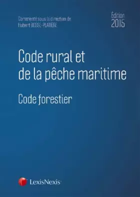 Couverture du produit · Code rural et de la pêche maritime 2015