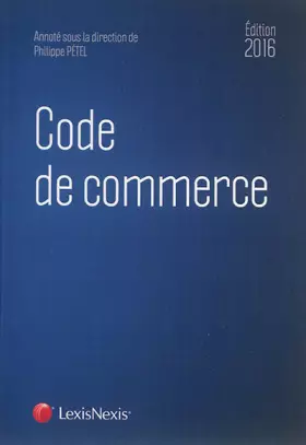 Couverture du produit · Code de commerce 2016