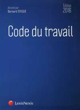 Couverture du produit · Code du travail 2016