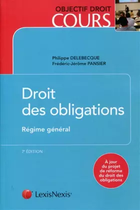 Couverture du produit · Droit des obligations : Régime général