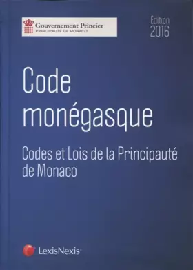 Couverture du produit · Code monégasque