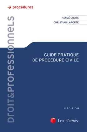 Couverture du produit · Guide pratique de procédure civile