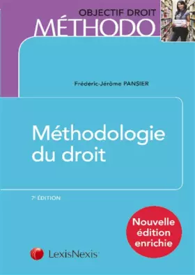 Couverture du produit · Méthodologie du droit