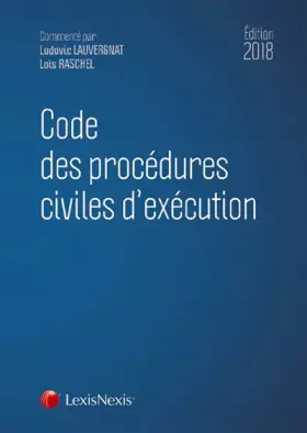 Couverture du produit · Code des procédures civiles d'exécution 2018