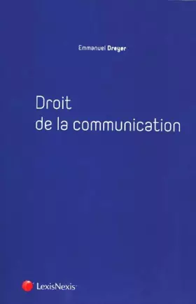 Couverture du produit · Droit de la communication
