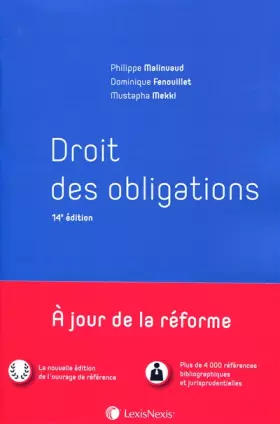 Couverture du produit · Droit des obligations